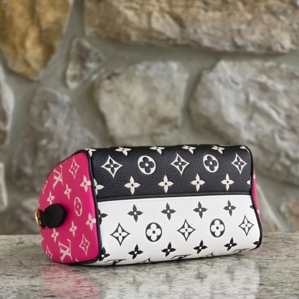 Louis Vuitton Black & Pink Spring In The City Speedy 20 - Picture 5 of 9